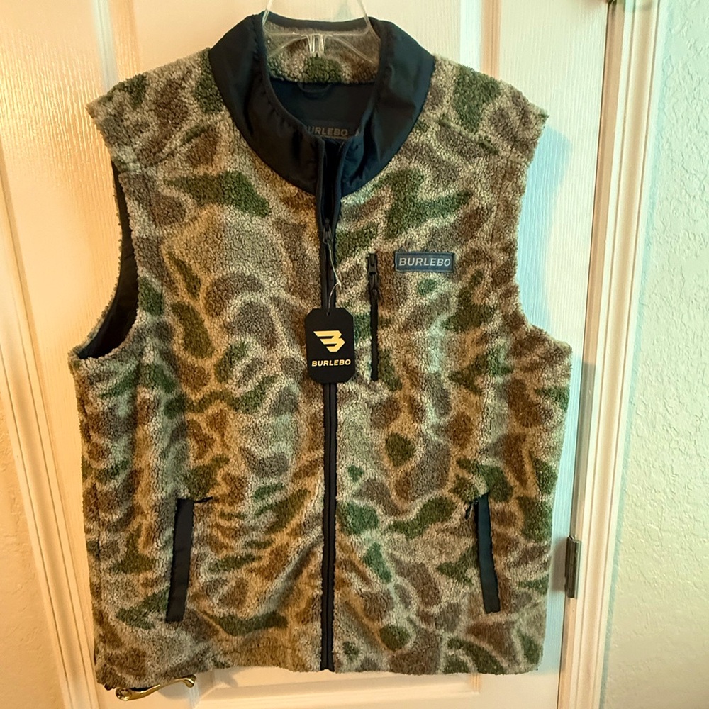 Burlebo Alpine Sherpa Vest New